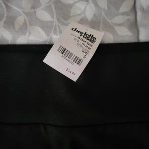 NWT Charlotte Russe Black Pencil Skirt S